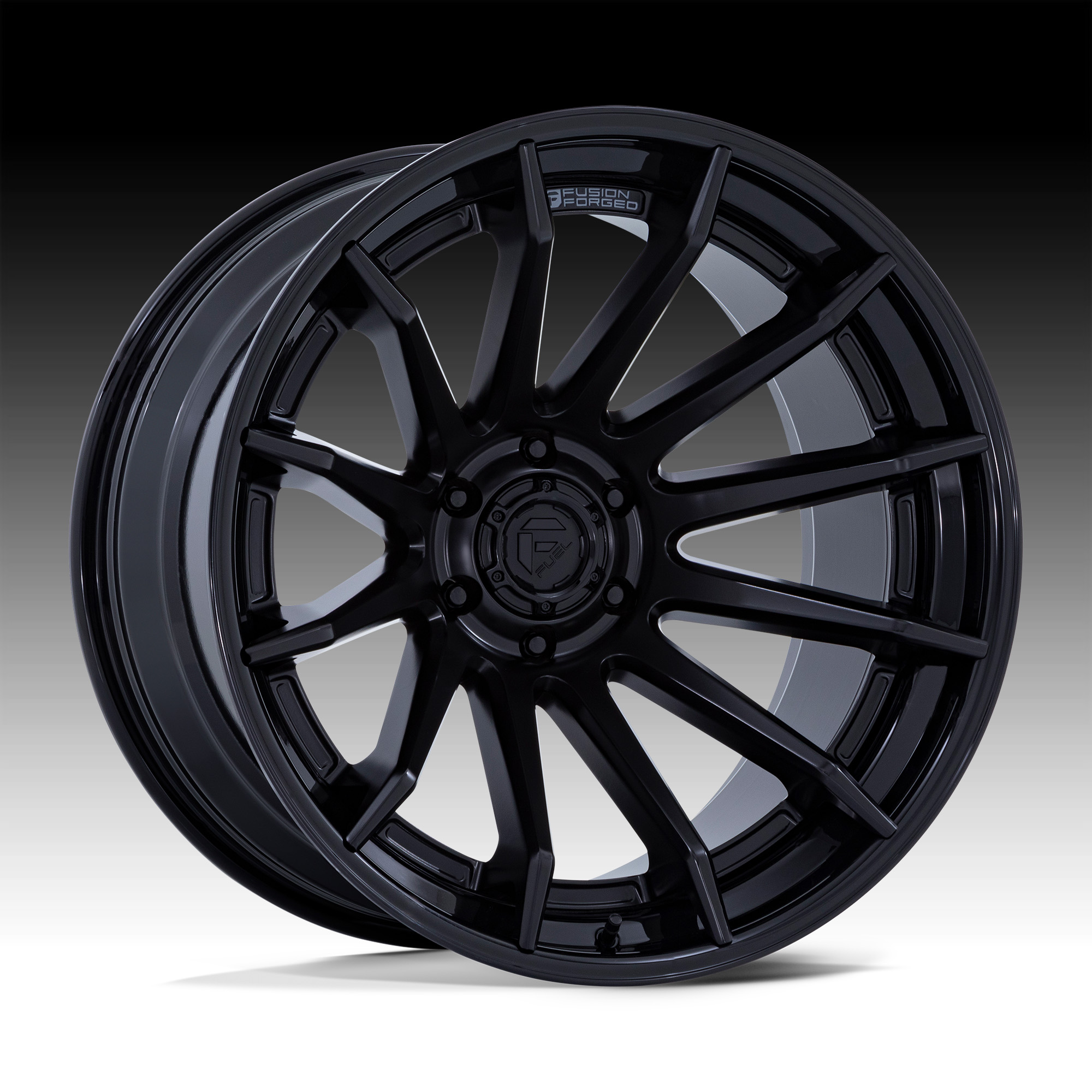 Fuel Burn FC403MX Black Custom Truck Wheels Burn FC403MX Fuel